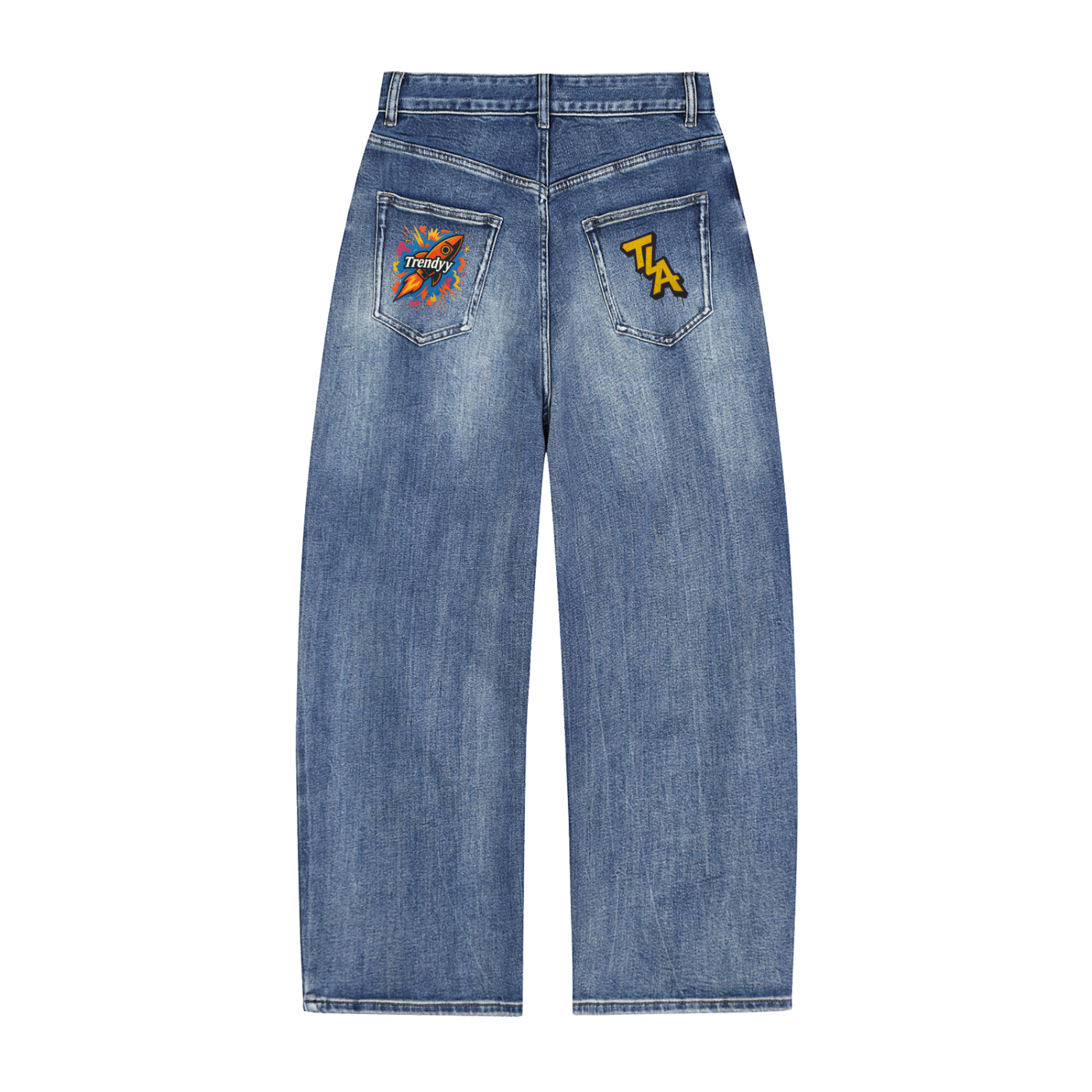 TLA “Trendyy Rocket” Sun Fade Heavyweight Denim Jeans