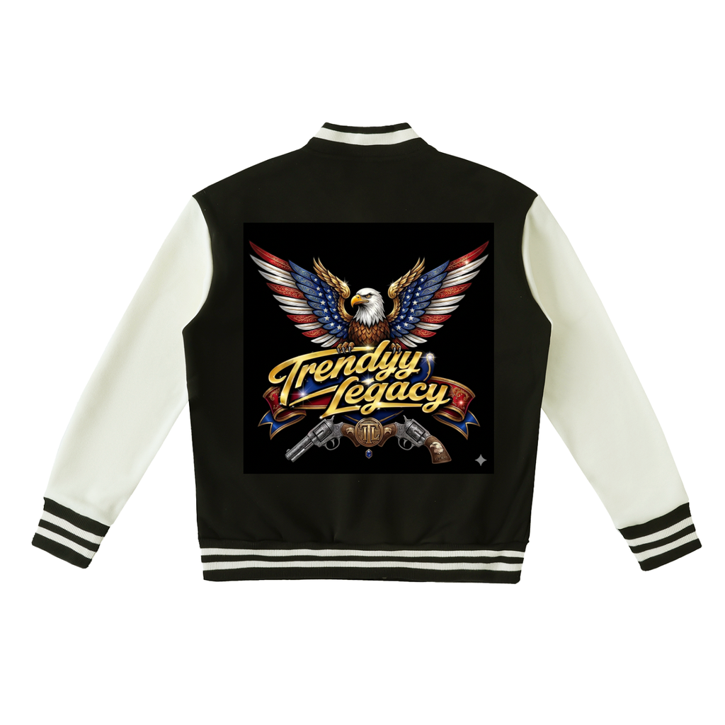 TLA Two-Tone Fleeced Varsity Jacket