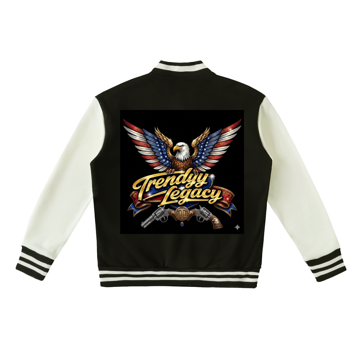 TLA Two-Tone Fleeced Varsity Jacket