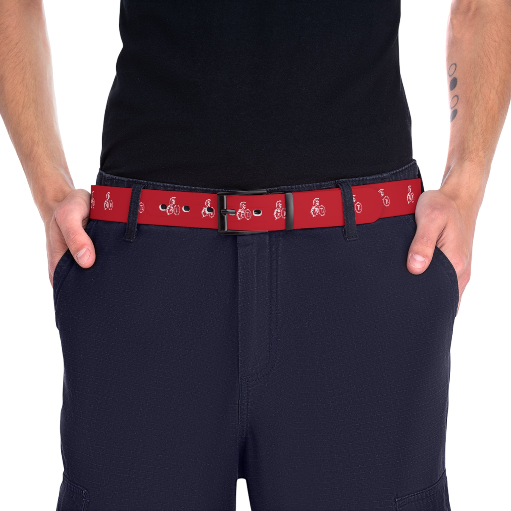 TLA “Logo man” Graphic Belt (Red)