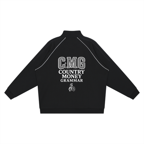 TLA Custom CMG Reflection Striped Raglan Sleeve  Jacket