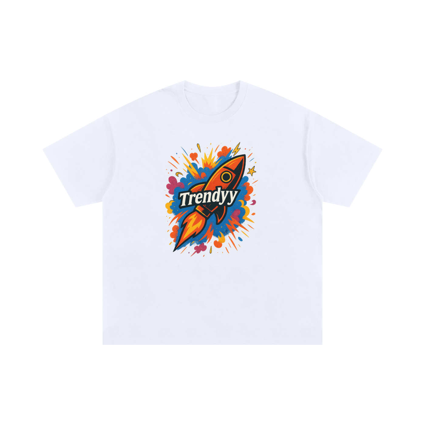 TLA TRENDY ROCKET 🚀 Unisex Oversized Cotton T-Shirt