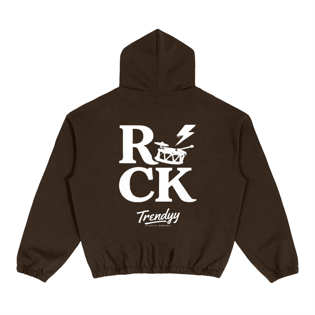TLA “Rock” Boxy Cinched Hem Hoodie