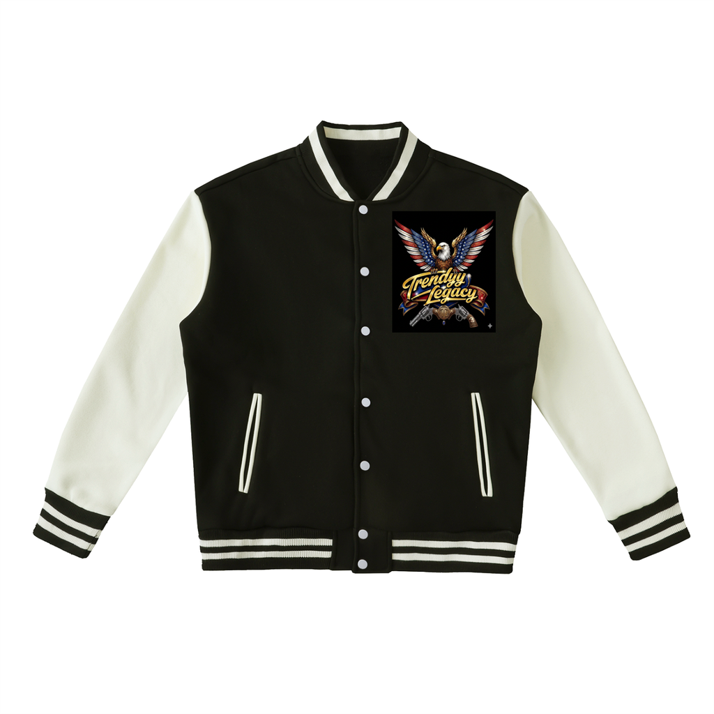 TLA Two-Tone Fleeced Varsity Jacket