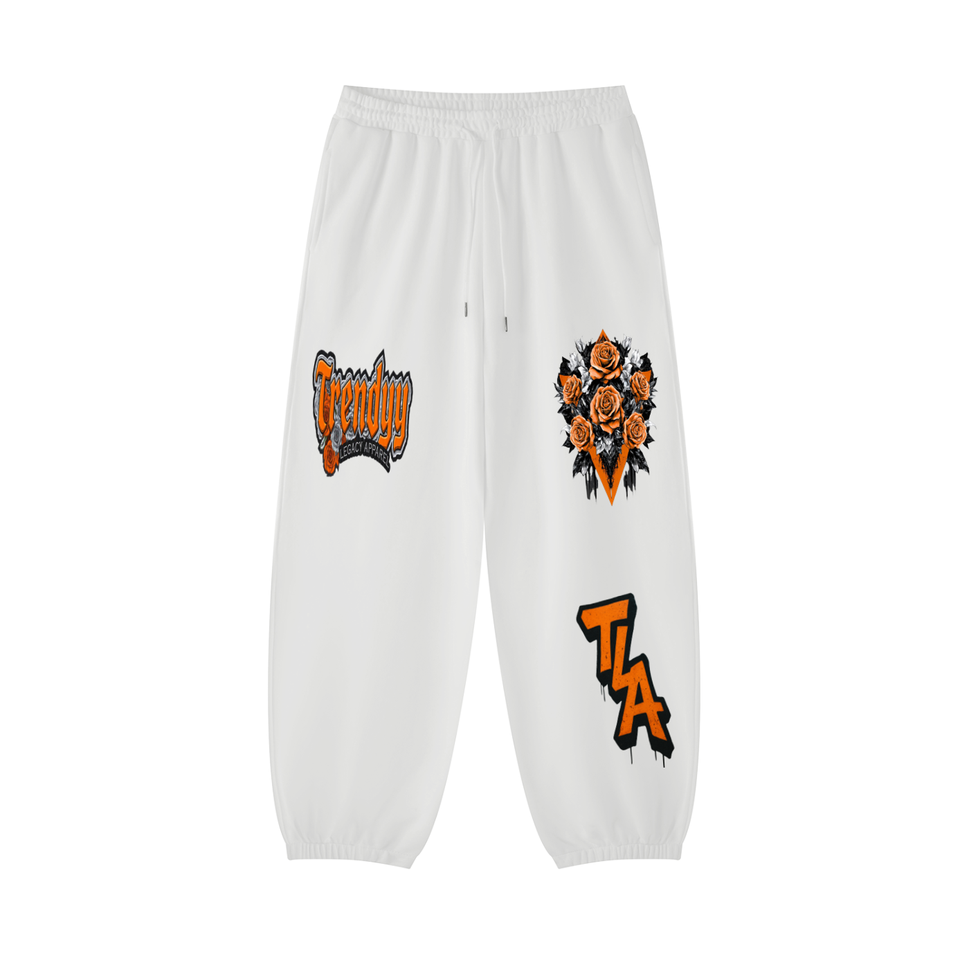 TLA “OrangeRose” Essential Jogged Sweatpants
