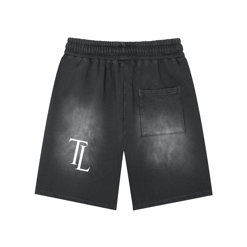 TLA Rectangle Patch Monkey Washed Shorts