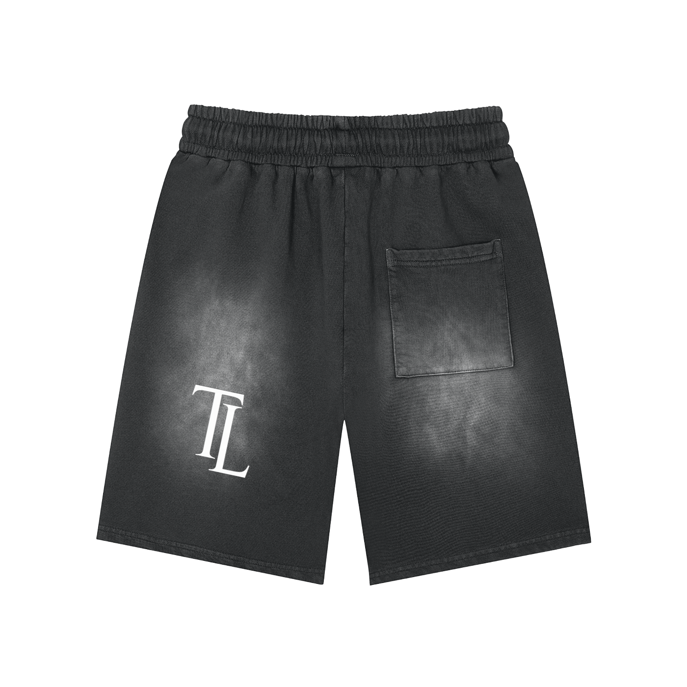TLA Rectangle Patch Monkey Washed Shorts