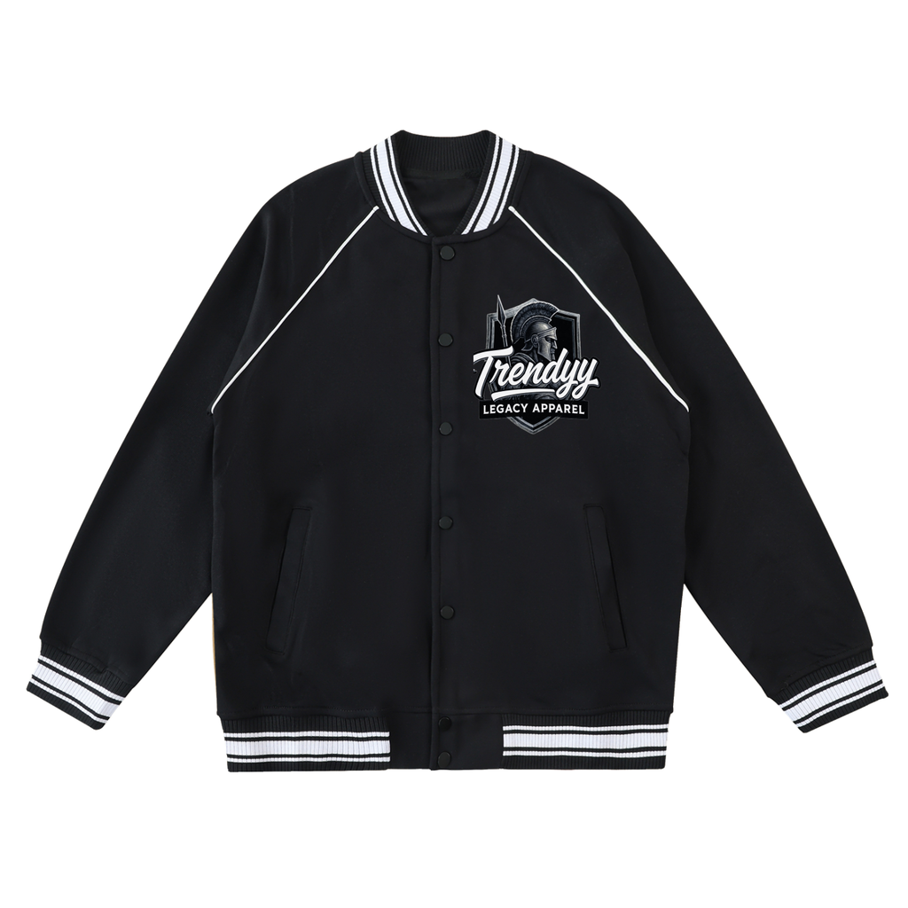 TLA Contrast Trim Raglan Varsity Jacket