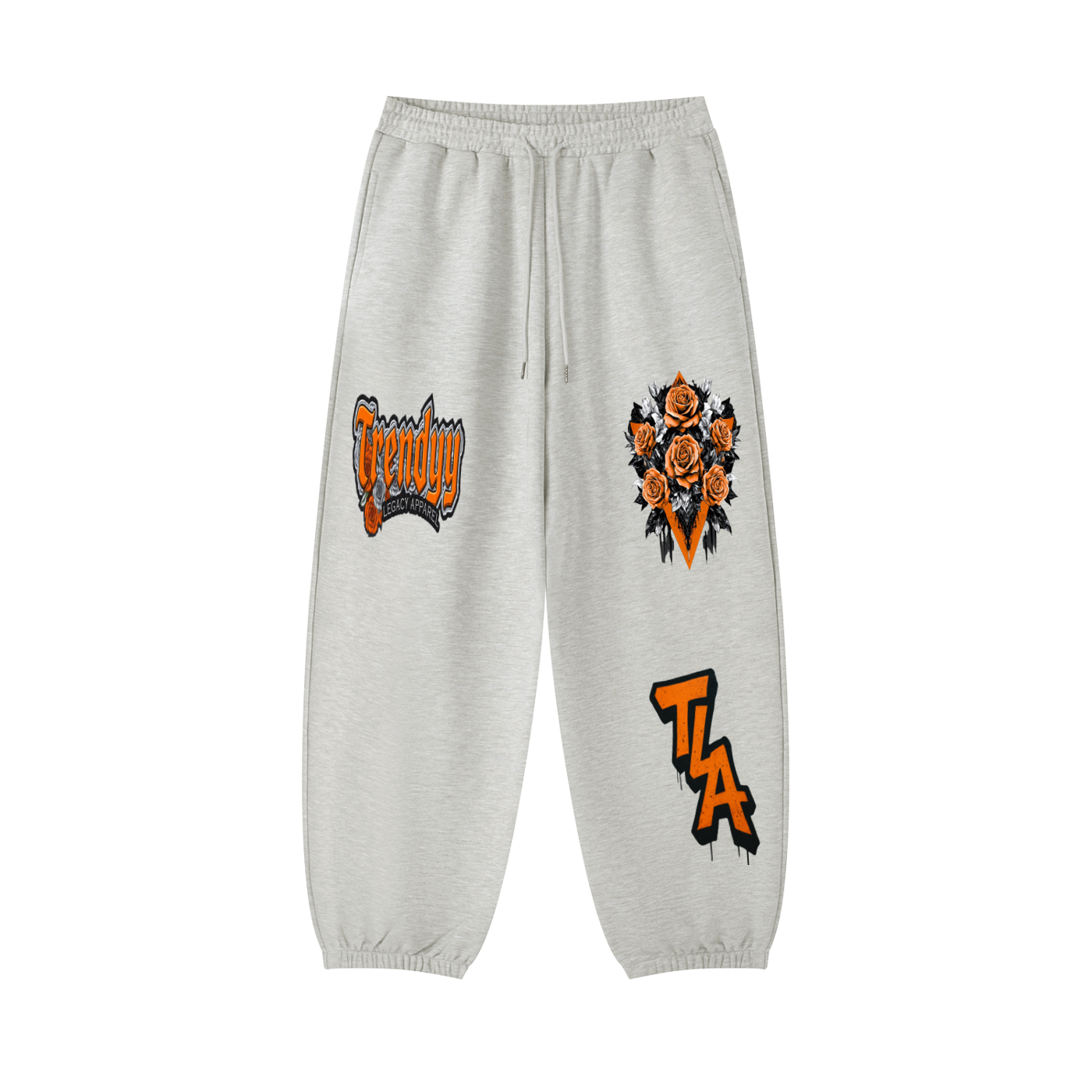 TLA “OrangeRose” Essential Jogged Sweatpants