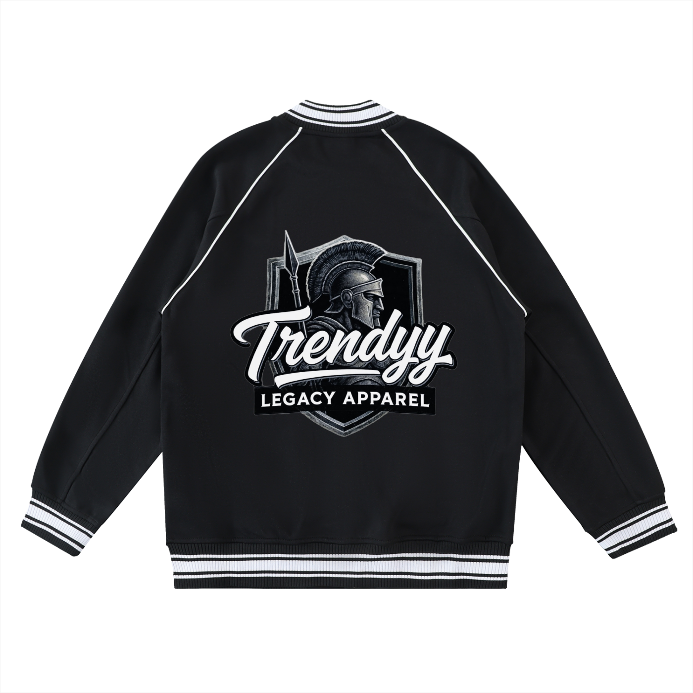 TLA Contrast Trim Raglan Varsity Jacket