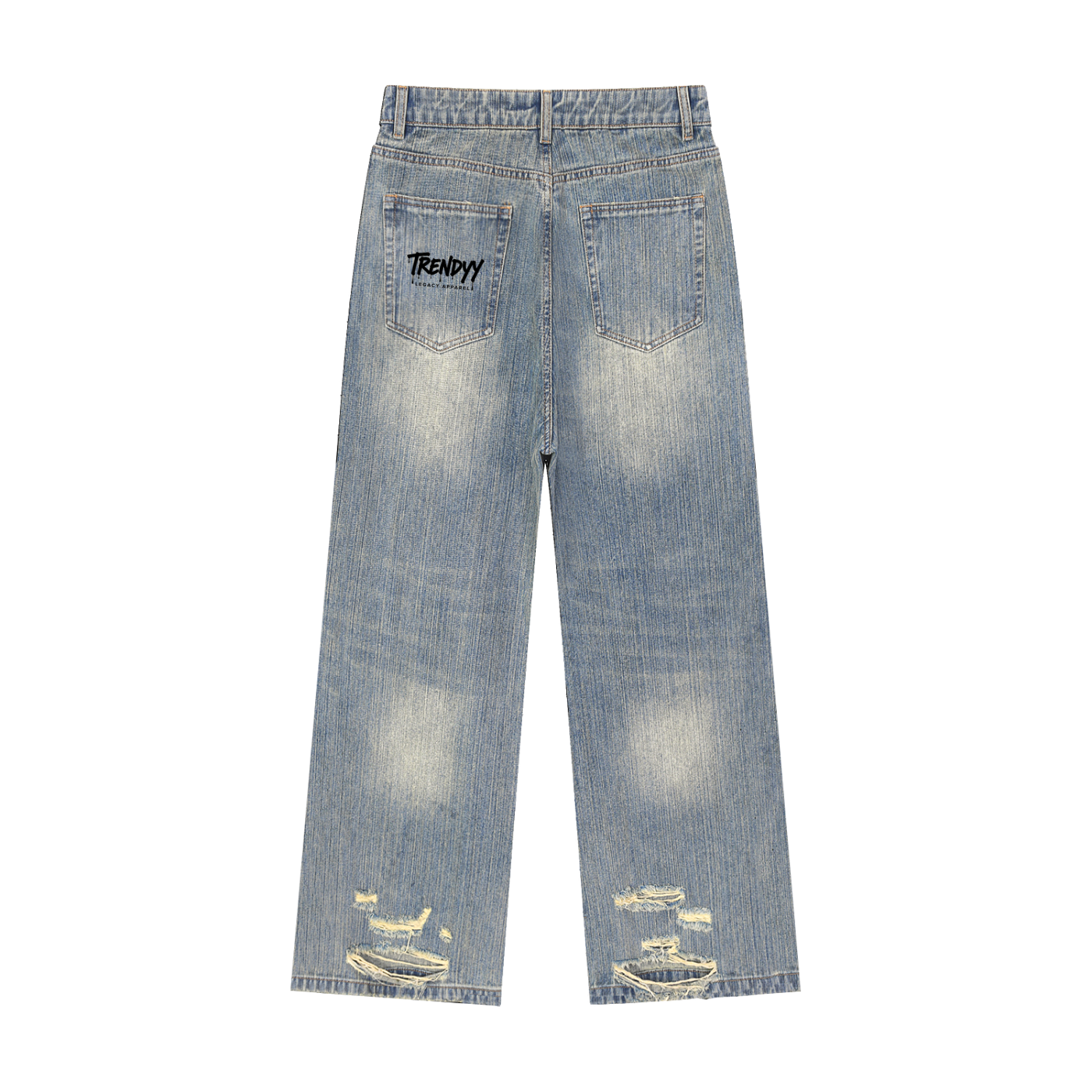 TLA “Glory” Vintage Wash Distressed Denim Jeans
