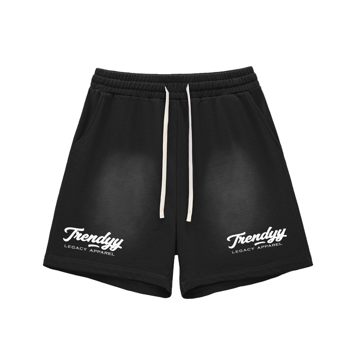 TLA Sun Fade Raw Edge Cotton Shorts