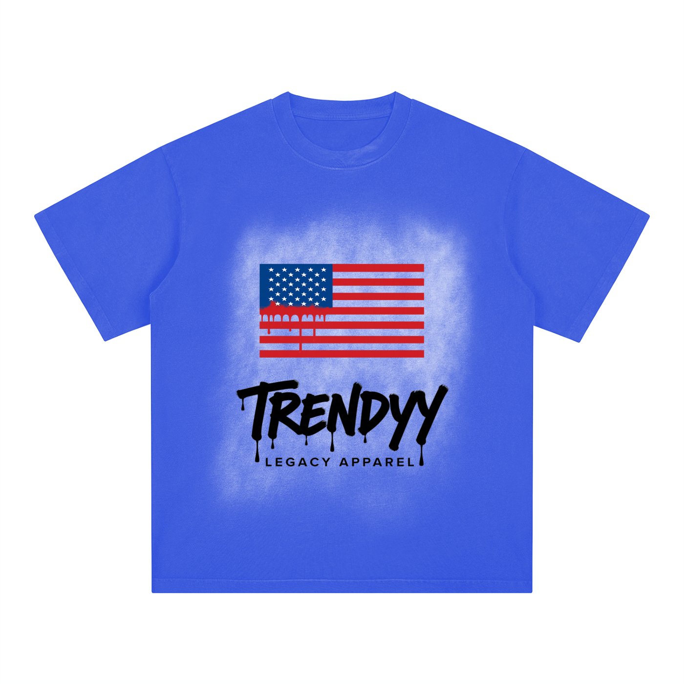 TLA “MATA” Square Patch Monkey Washed T-Shirt