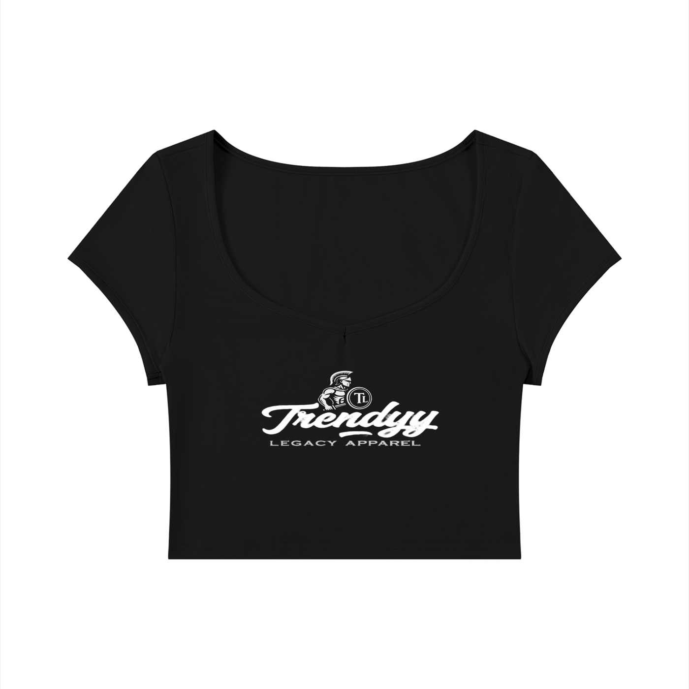 TLA Women's Slim Cap Sleeve Crop T-Shirt