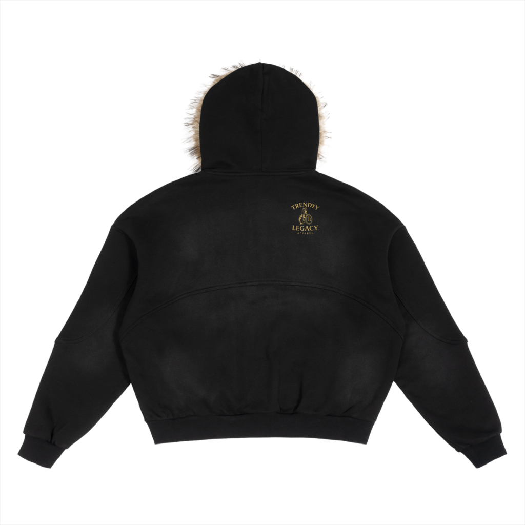TLA Sun Fade Boxy Fur Jacket