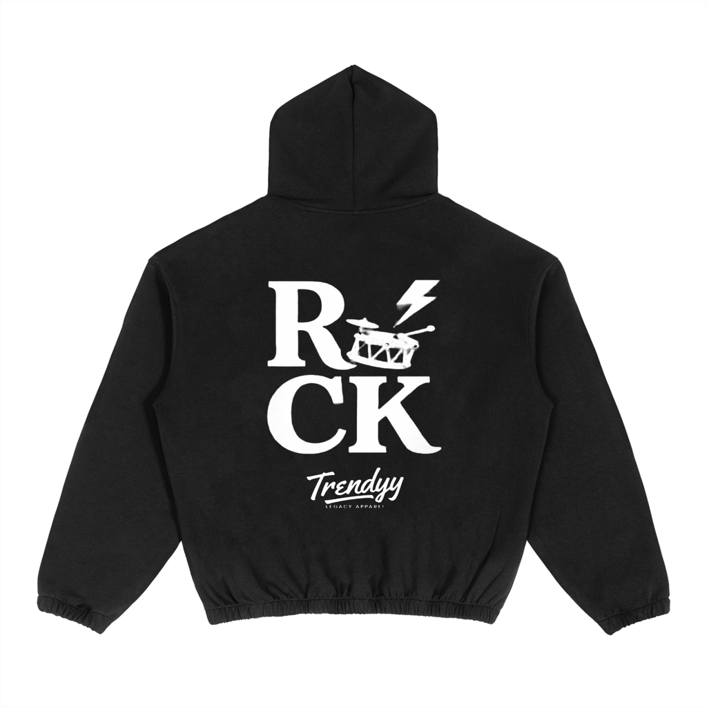 TLA “Rock” Boxy Cinched Hem Hoodie