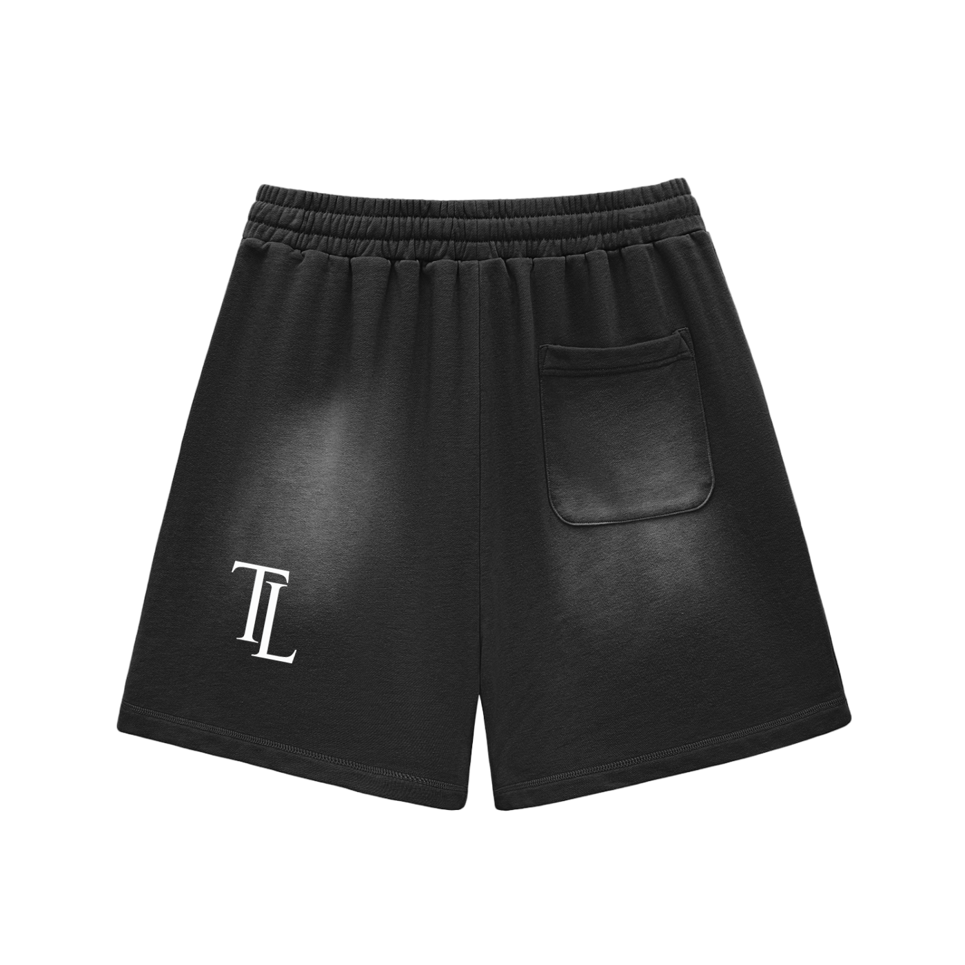TLA Sun Fade Raw Edge Cotton Shorts