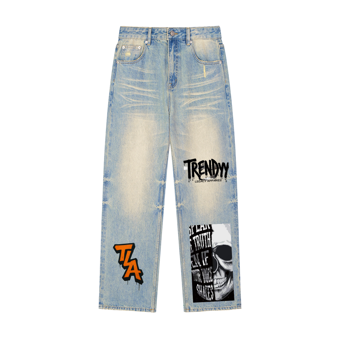 TLA Gritty Sun Fade Denim Jeans