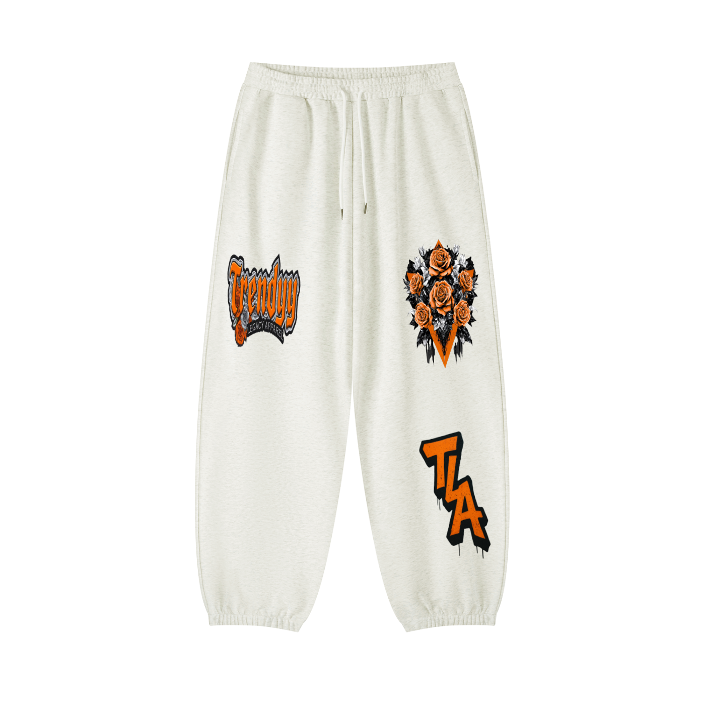 TLA “OrangeRose” Essential Jogged Sweatpants