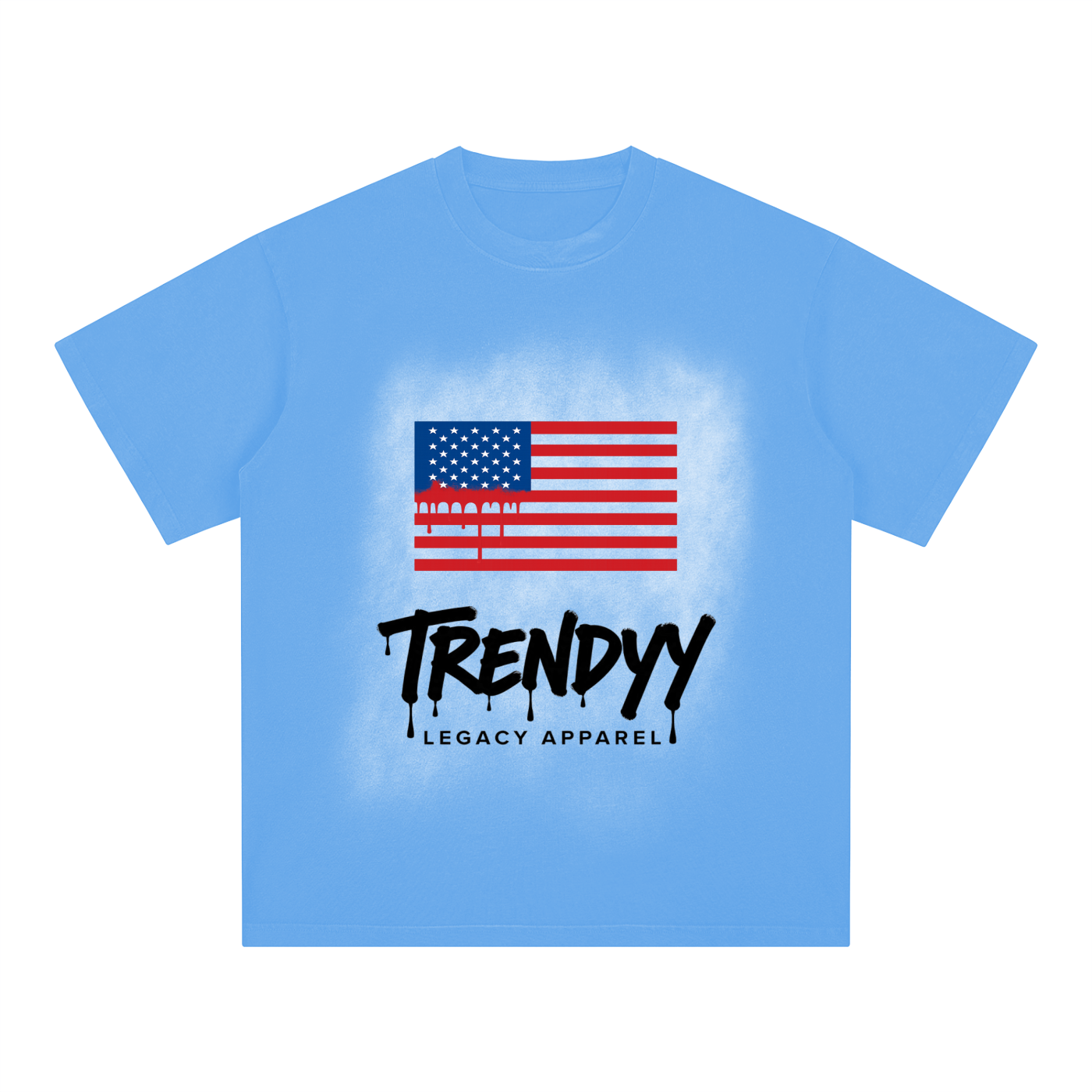 TLA “MATA” Square Patch Monkey Washed T-Shirt
