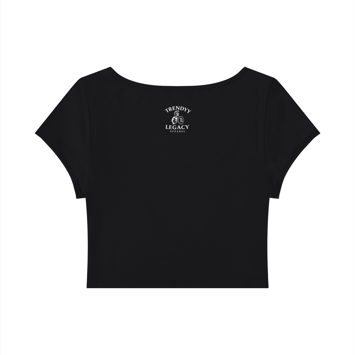 TLA Women's Slim Cap Sleeve Crop T-Shirt