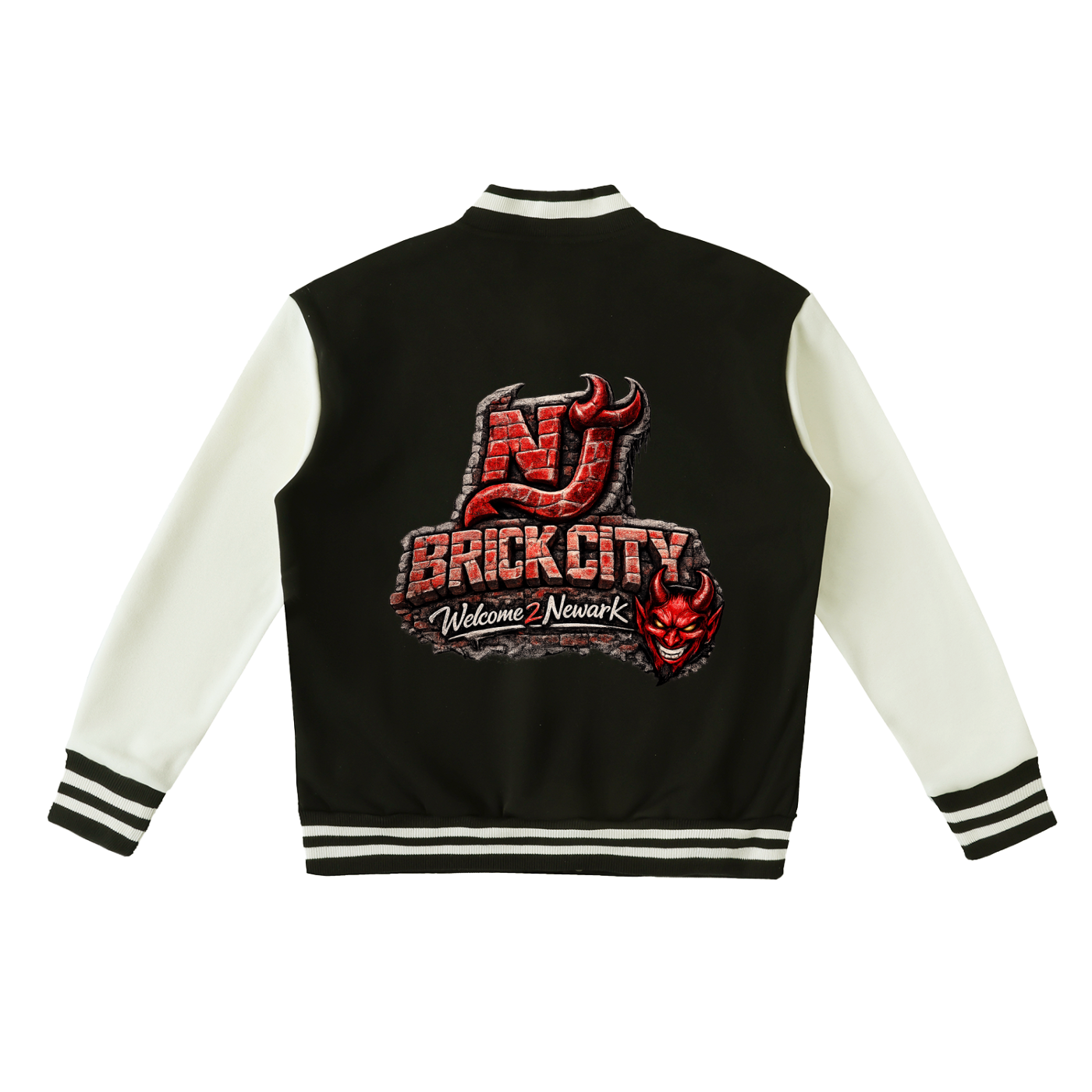 TLA BRICK CITY NEWARK Two-Tone Fleeced Varsity Jacket