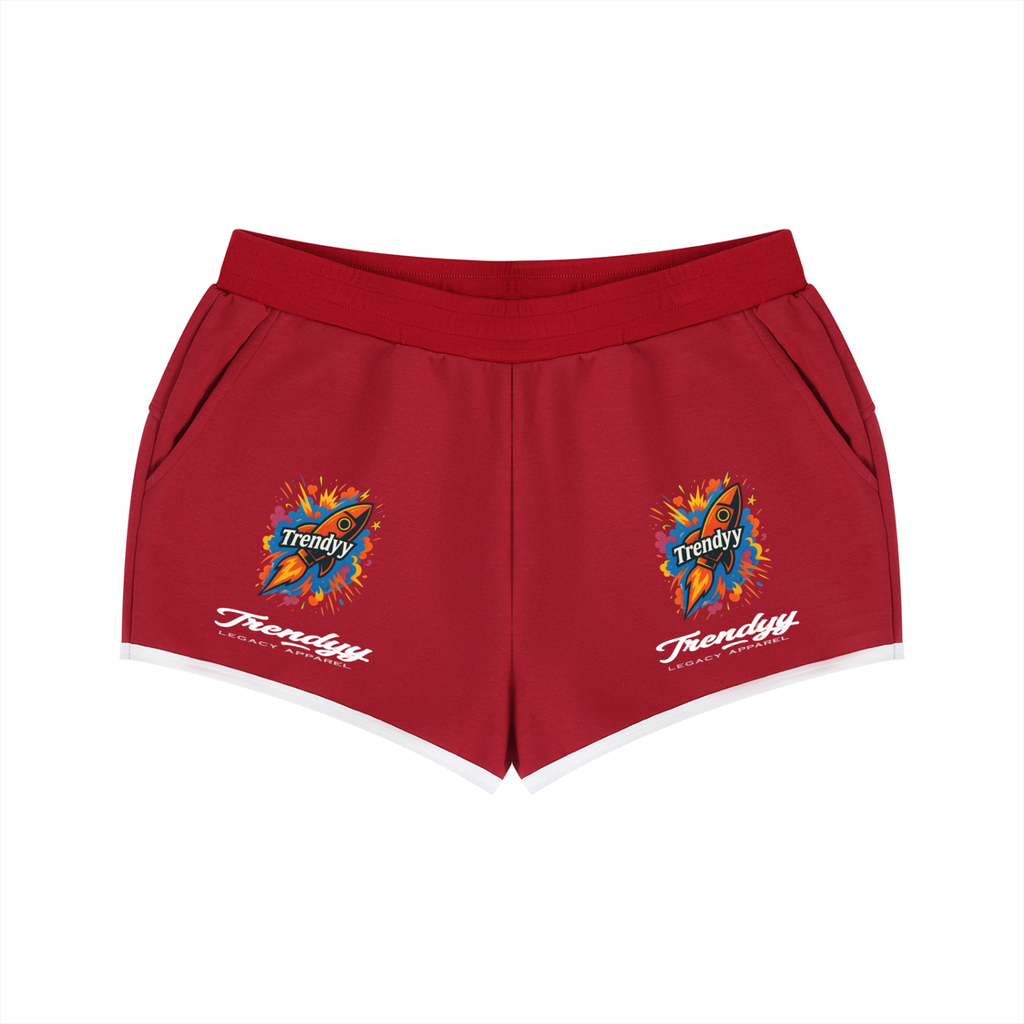 TLA Women's Retro Contrast Binding Shorts