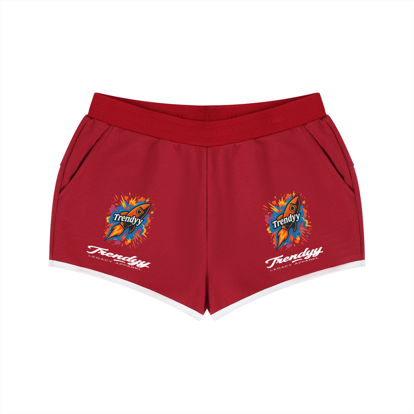 TLA Women's Retro Contrast Binding Shorts