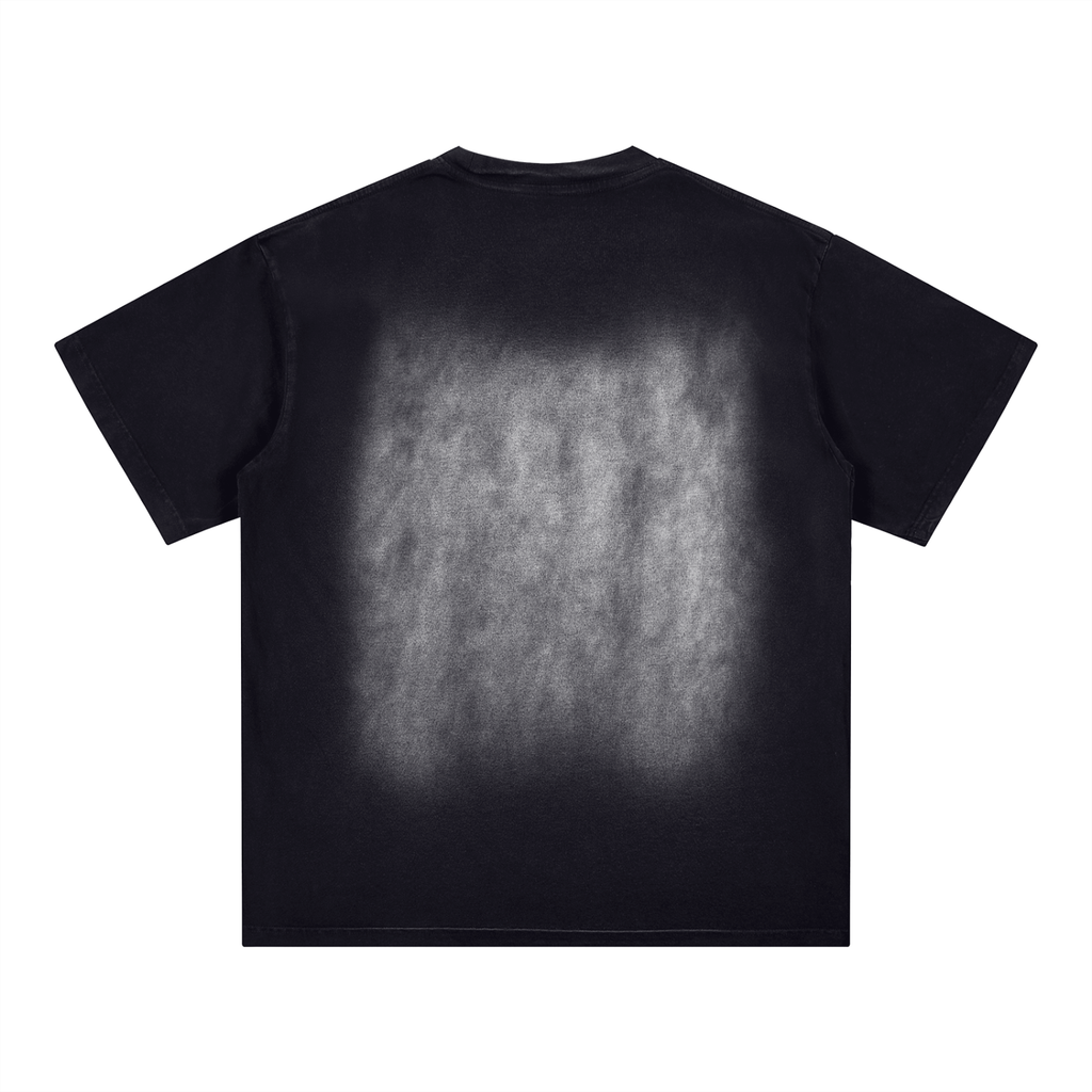 TLA “MATA” Square Patch Monkey Washed T-Shirt