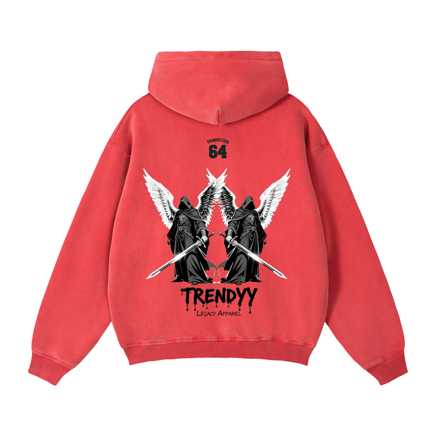TLA “DeathWings” Zip Boxy Fleece Hoodie