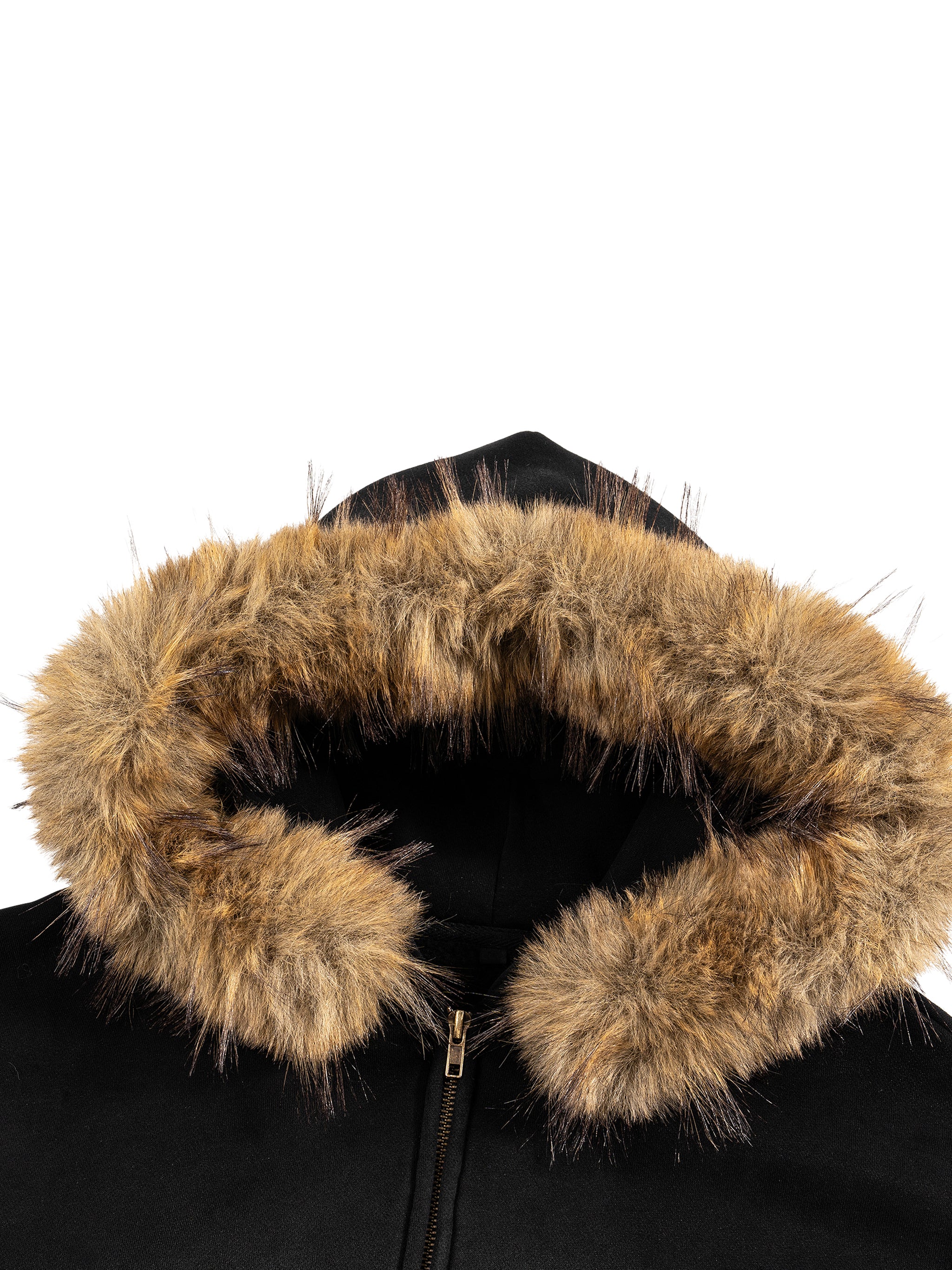 TLA Sun Fade Boxy Fur Jacket