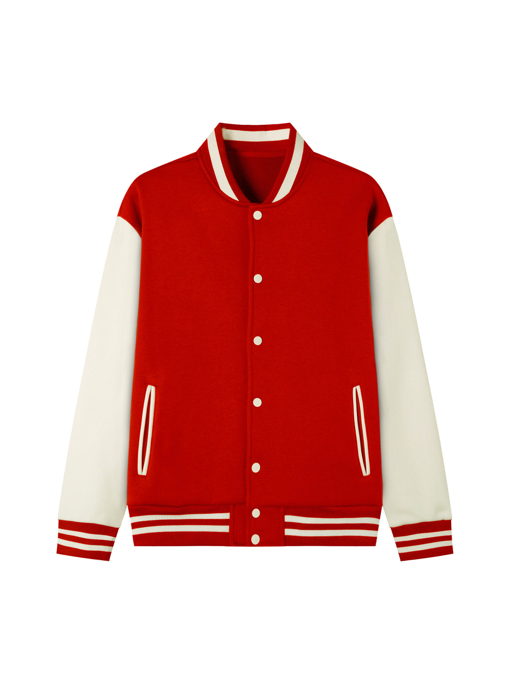 TLA BRICK CITY NEWARK Two-Tone Fleeced Varsity Jacket